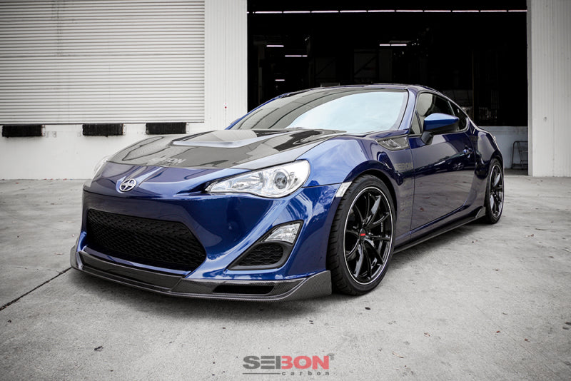 Seibon KC Style Carbon FIber Front Lip 2013-2016 FRS