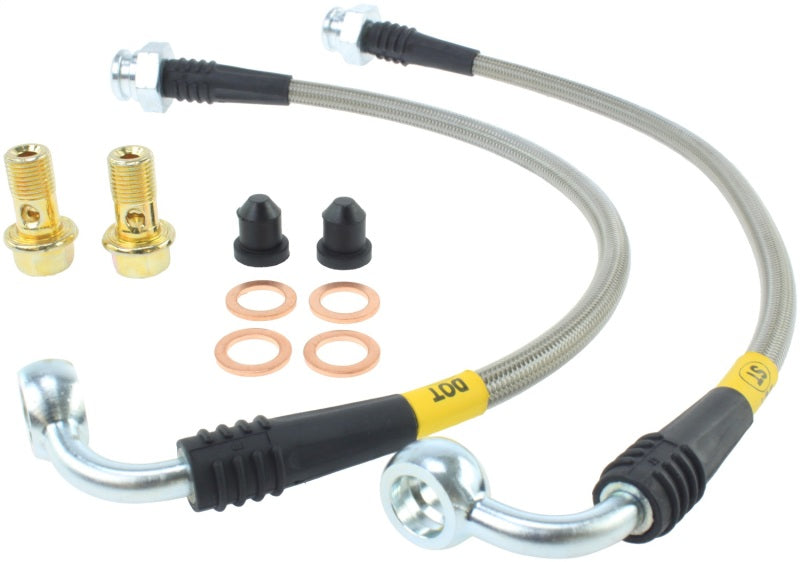 StopTech 03-07 350Z/G35 Stainless Steel Rear Stoptech BBK Brake Lines