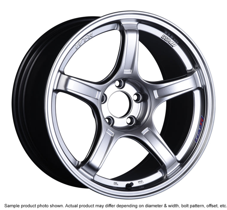 SSR GTX03 18x10.5 5x114.3 12mm Offset Platinum Silver