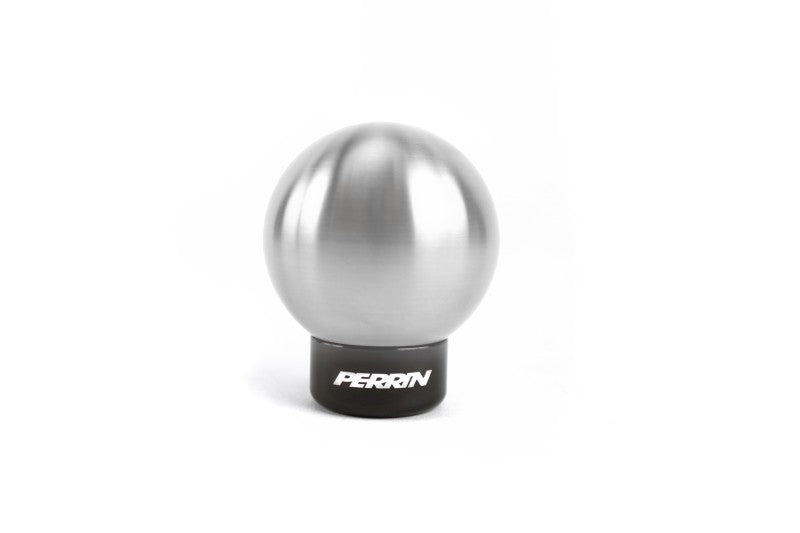 Perrin 2.0in. Brushed SS Ball Shift Knob (w/Rattle Fix) 2015-2023 WRX MT