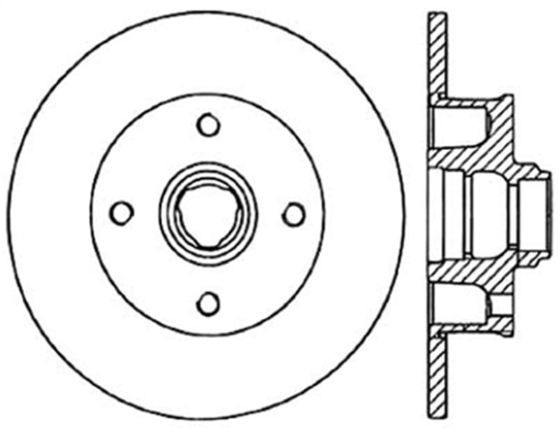 StopTech Slotted & Drilled Sport Brake Rotor