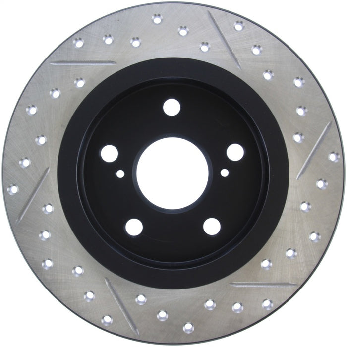 StopTech SportStop 10-13 Scion tC Slotted & Drilled Right Rear Rotor