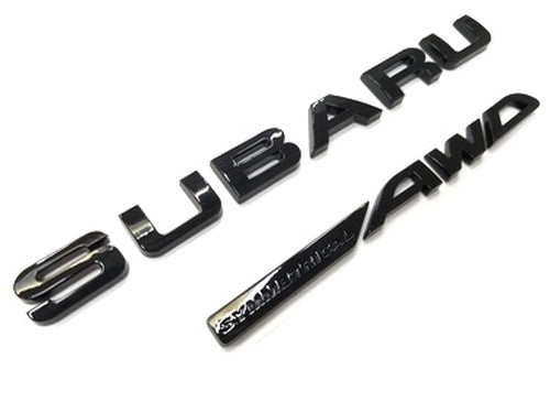 Subaru / Symmetrical AWD Gloss Black Emblem