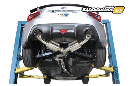GReddy Evolution GT Exhaust for 2017-2022 BRZ / GR86, showcasing high-quality construction and performance-focused design for automotive enthusiasts.