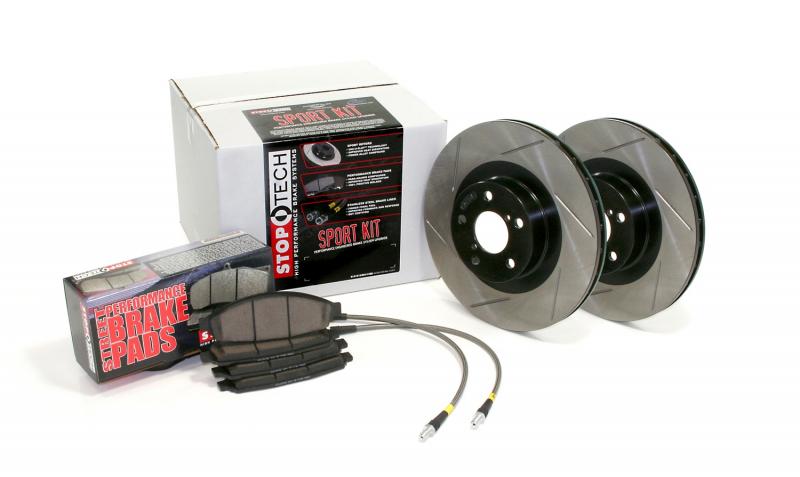 Stoptech Sport Kit Slotted Front and Rear 2008 WRX