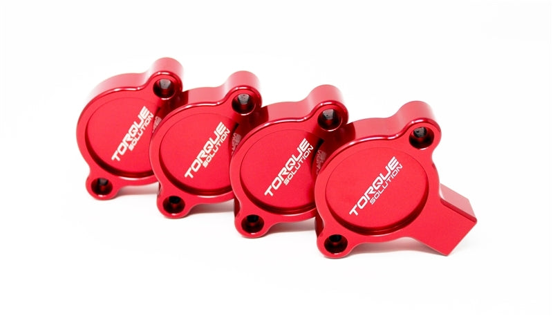 Torque Solution Red FA20 AVCS Cam Sensor Covers 2015-2021 WRX / 2013-2021 BRZ