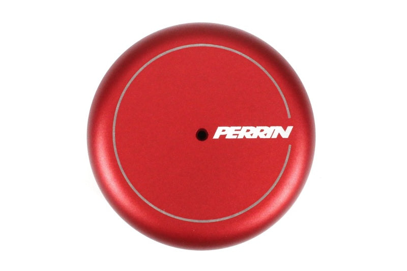 Perrin Red Oil Filter Cover 2015-2023 WRX / 2013-2023 BRZ/FRS/86