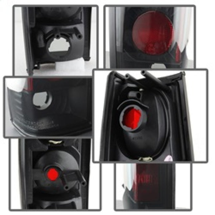 Spyder Euro Style Tail Lights Black Smoked 1986-1997 Nissan Hardbody