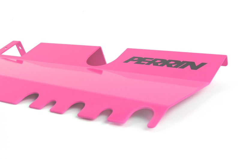 Perrin Radiator Shroud (With OEM Intake Scoop) - Hyper Pink 2015-2021 WRX / 2015-2021 STI