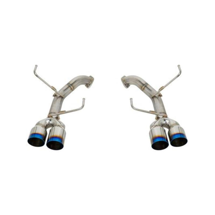 Remark Axle Back Exhaust w/Burnt Stainless Steel Single Wall Tip 2011-2014 WRX Sedan / 2011-2014 STI Sedan