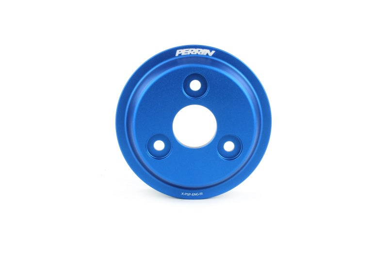 Perrin Lightweight Water Pump Pulley Blue 2015-2021 WRX