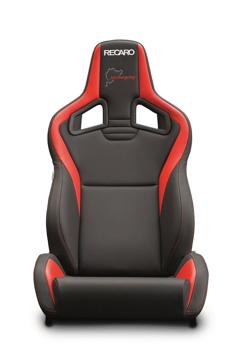 Recaro Sportster CS Nurburgring Edition Passenger Seat - Black/Red Leather/Black Leather