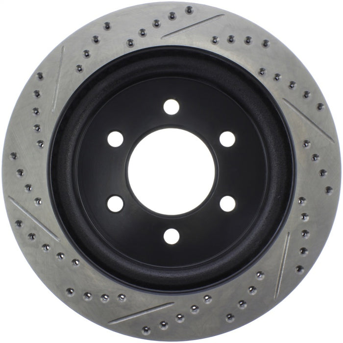 StopTech Slotted & Drilled Sport Brake Rotor - Rear Left