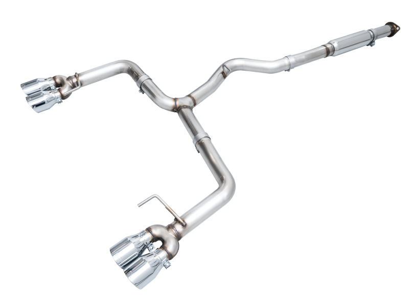 AWE Tuning Track Edition Exhaust w/ Chrome Silver Tips 2022-2023 WRX