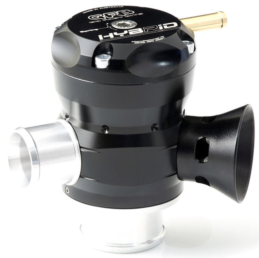 GFB HYBRID Blow Off Valve TMS Dual Port for 15+ Subaru WRX/Forester, pioneering dual-port technology for superior turbo performance.