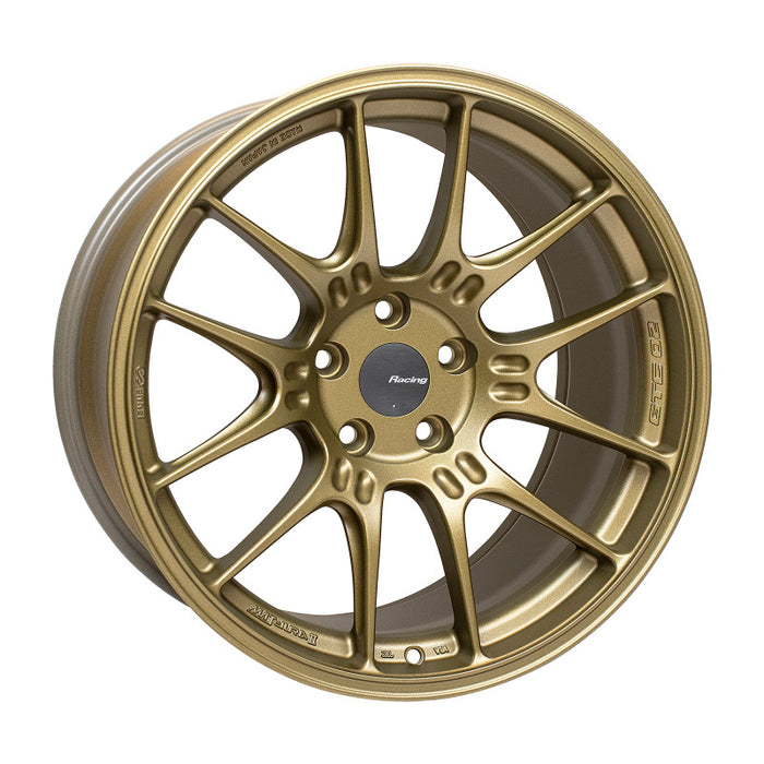 Enkei GTC02 18x10 32mm Offset 5x112 Titanium Gold