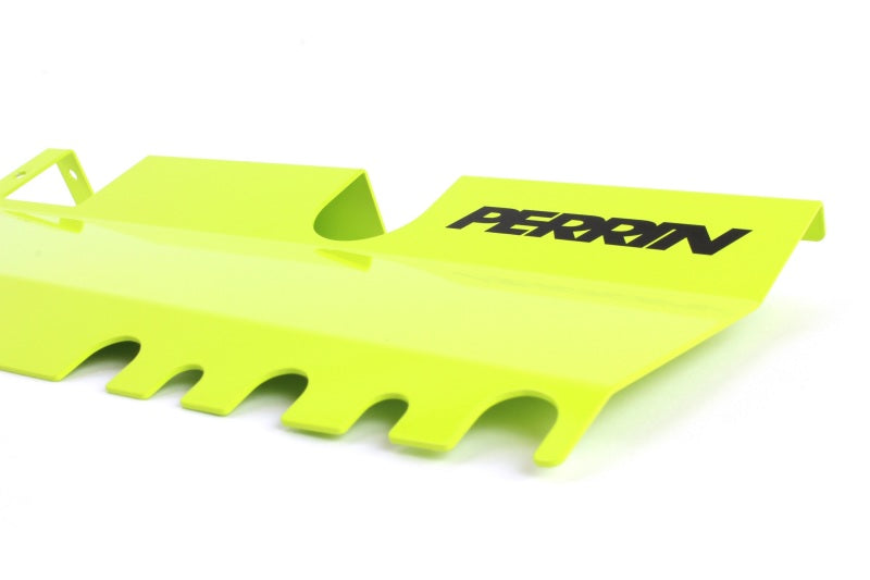 Perrin Neon Yellow Radiator Shroud (With OEM Intake Scoop) 2015-2021 WRX / 2015-2021 STI