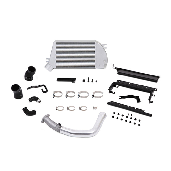 Mishimoto Top-Mount Intercooler Kit -Silver w/ Polished Pipes 2015-2021 WRX