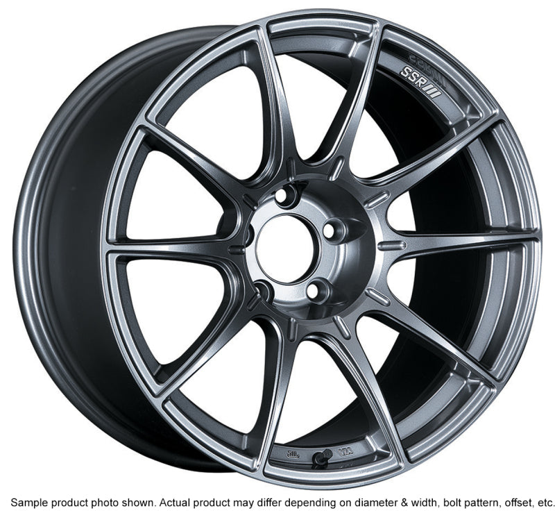 SSR GTX01 18x9.5 5x114.3 15mm Offset Dark Silver — Envision Tuning
