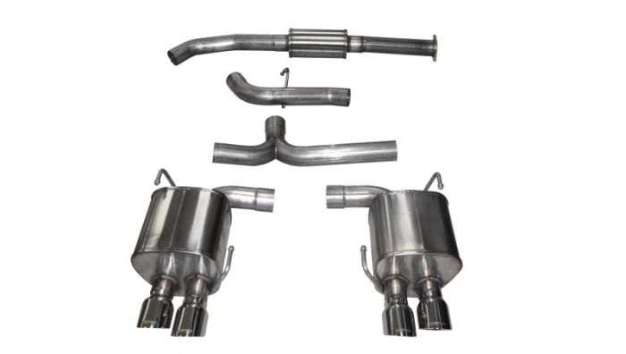 Corsa 3in Catback Exhaust w/ Stainless Steel Tips 2015-2021 WRX / STI