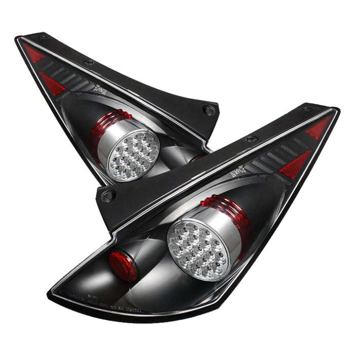 Spyder Nissan Black LED Tail Lights 2003-2005 350Z