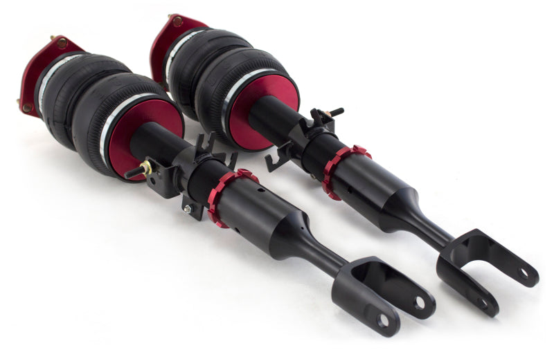 Air Lift Performance Front Strut Kit for the 2003-2007 Infiniti G35 and 2003-2008 Nissan 350Z. This kit provides a customizable front suspension setup for improved handling and stance adjustment.