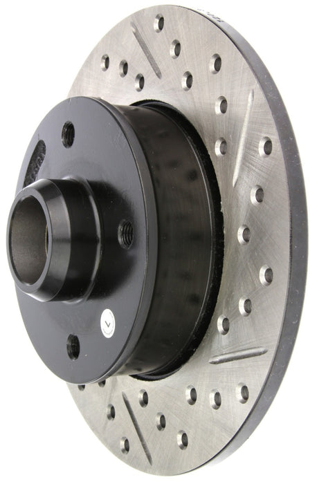 StopTech 99-02 VW Cabrio/Cabriolet / 89-81 Corrado / 93-98 Golf GL Slotted & Drilled Left Rear Roto