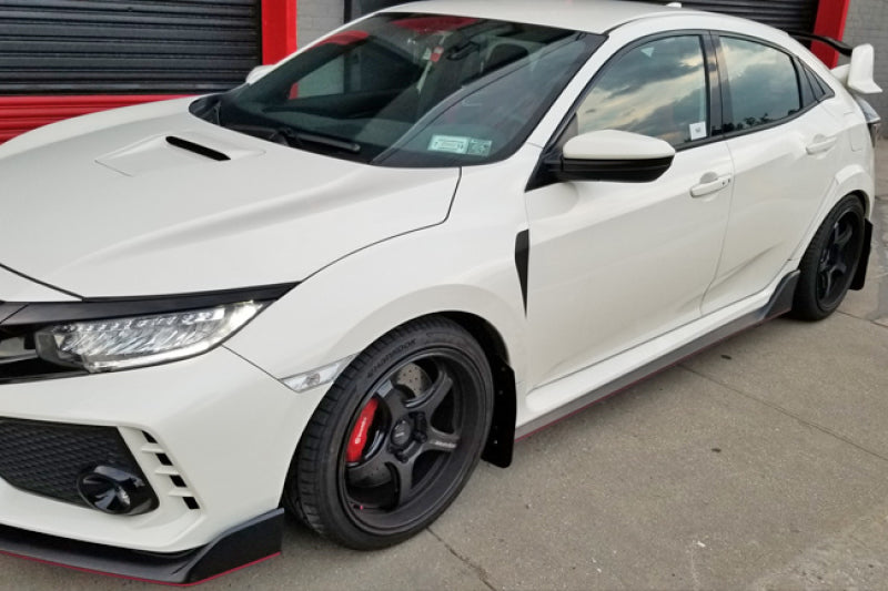 Rally Armor UR Black Mud Flap w/ Red Logo 2017-2021 Honda Civic Type R