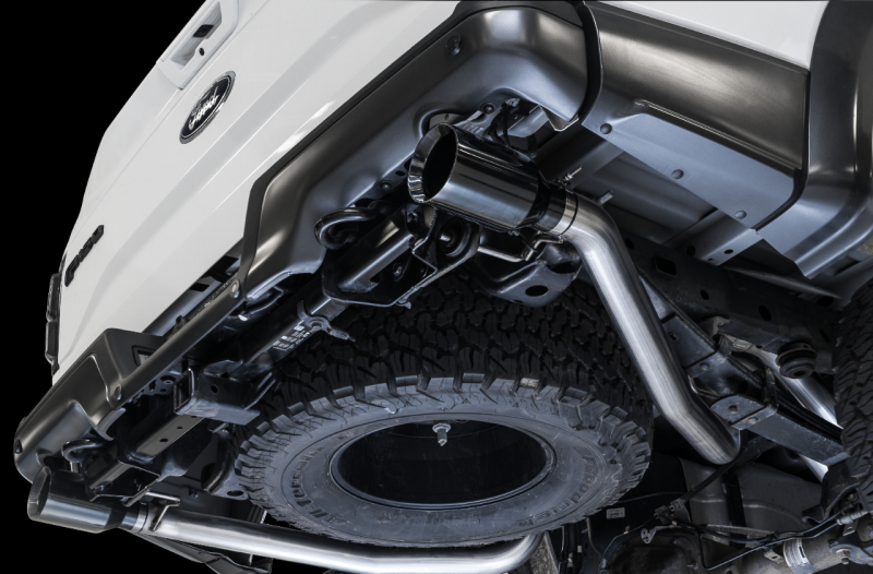 AWE Tuning 2017+ Ford Raptor 0 FG Performance Exhaust System - w/ Diamond Black Tips
