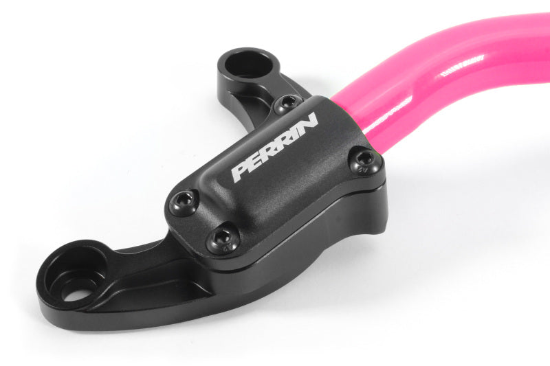 Perrin 2022+ Subaru WRX Strut Brace w/ Billet Feet -  Hyper Pink