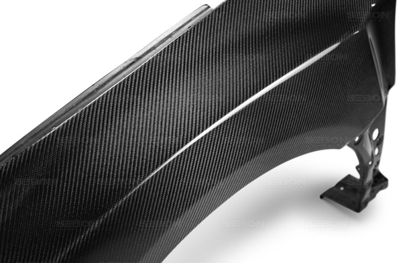 Seibon 10mm Wider Carbon Fiber Fenders 2011-2014 Subaru WRX / 2008-2014 STi