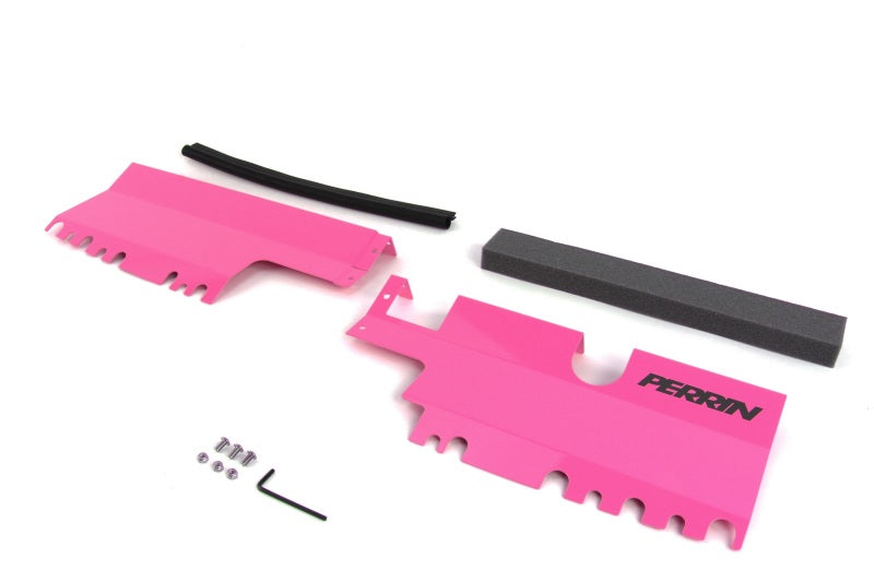 Perrin Hyper Pink Radiator Shroud (Without OEM Intake Scoop) 2015-2021 WRX / 2015-2021 STI