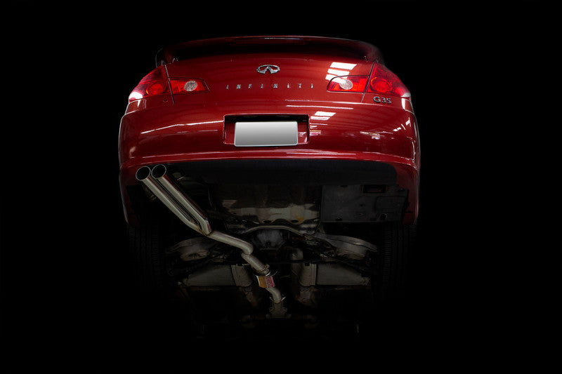 ISR Performance EP (Straight Pipes) Dual Tip Exhaust 2005-2006 Infiniti G35 Sedan
