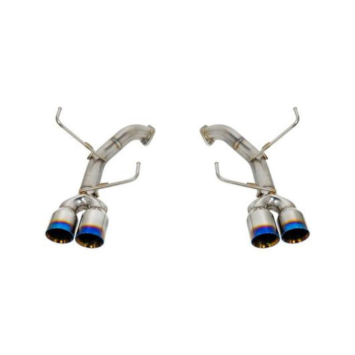 Remark Axle Back Exhaust w/Burnt Stainless Steel Double Wall Tip 2011-2014 WRX / 2011-2014 STI