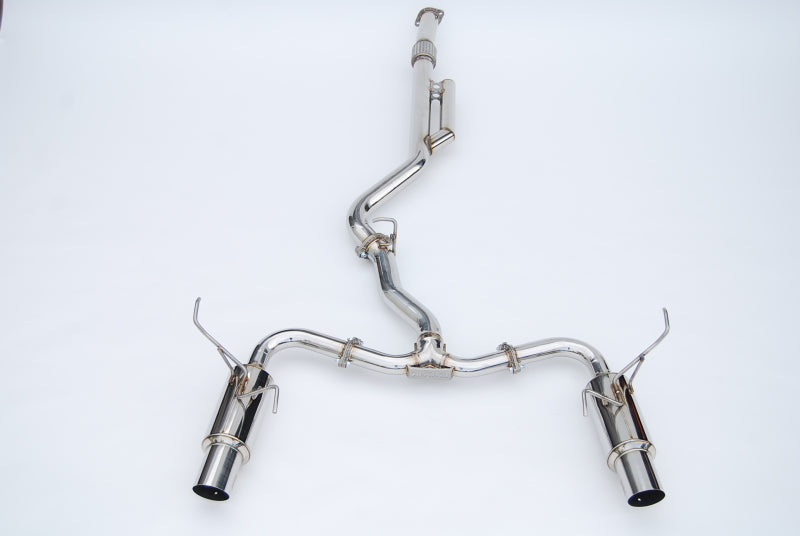 Invidia N1 Dual Exit Single Layer SS Tip Catback Exhaust 2022-2023 WRX
