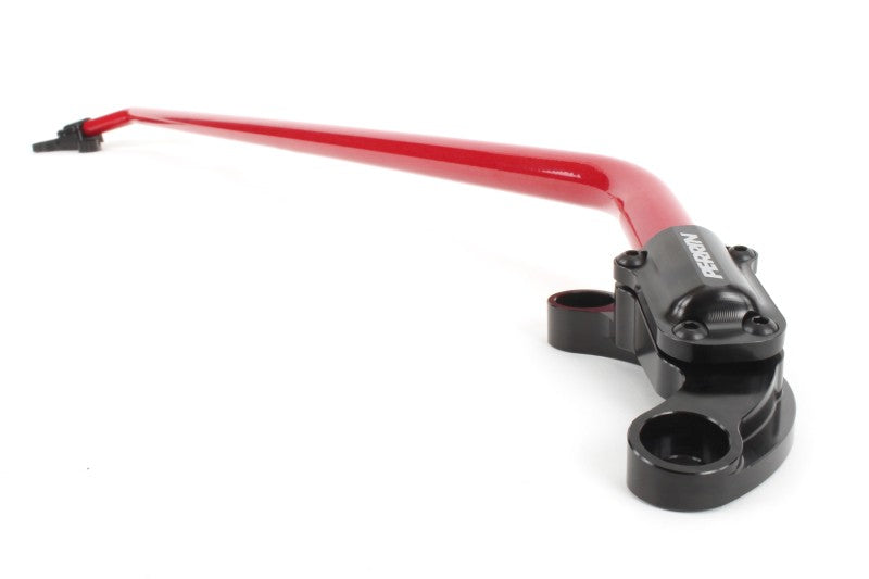 Perrin Honda Civic Type R 17-21 Front Strut Brace - Glossy Red w/ Black Feet