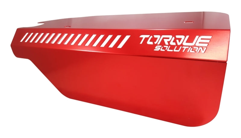 Torque Solution Red Engine Pulley Cover 2015-2021 WRX
