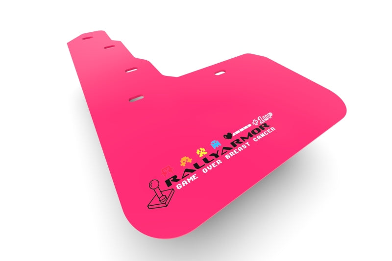 Rally Armor 12-18 Hyundai Veloster Pink Mud Flap BCE Logo