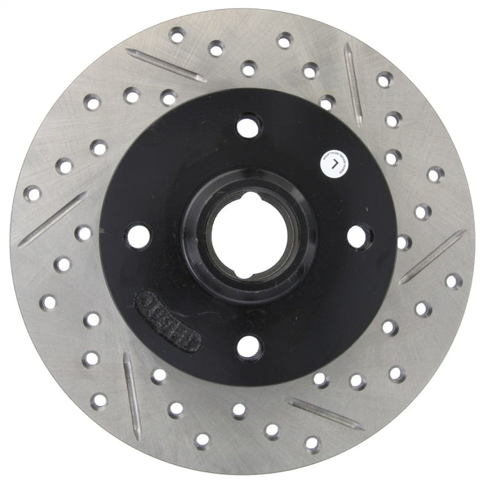 StopTech 99-02 VW Cabrio/Cabriolet / 89-81 Corrado / 93-98 Golf GL Slotted & Drilled Left Rear Roto