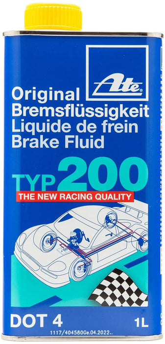 ATE Original TYP 200 DOT 4 Brake Fluid - 1 L - Universal