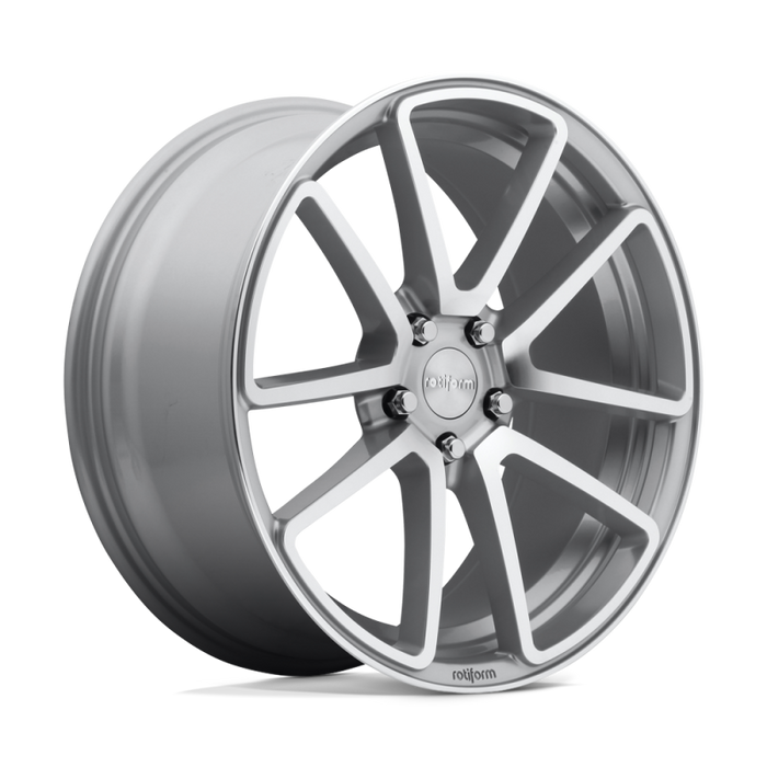 Rotiform R120 SPF Wheel 18x8.5 5x112 45 Offset - Gloss Silver Machined