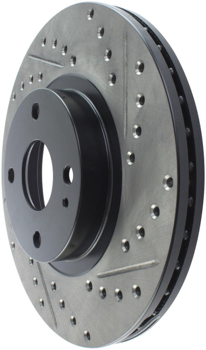 StopTech 01-05 Miata MX-5 Hard Suspension / 04-05 MX-5 MazdaSpeed SportStop Slotted & Drilled Left