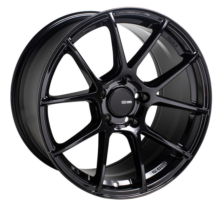 Enkei TS-V 18x8.5 5x114.3 25mm Offset Gloss Black