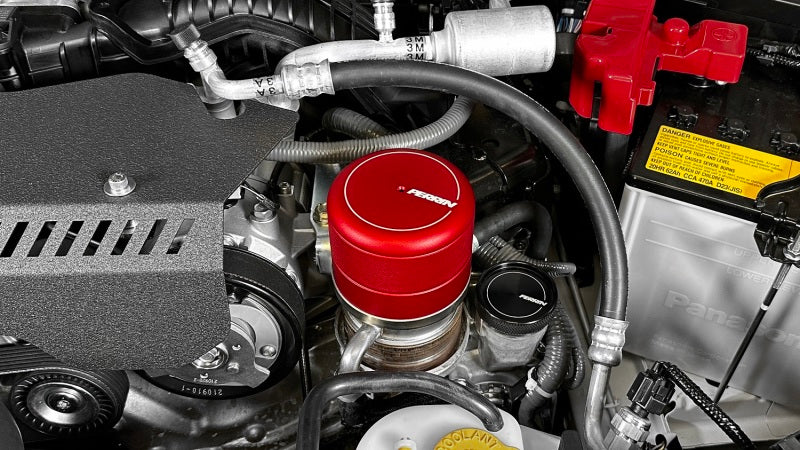 Perrin Red Oil Filter Cover 2015-2023 WRX / 2013-2023 BRZ/FRS/86