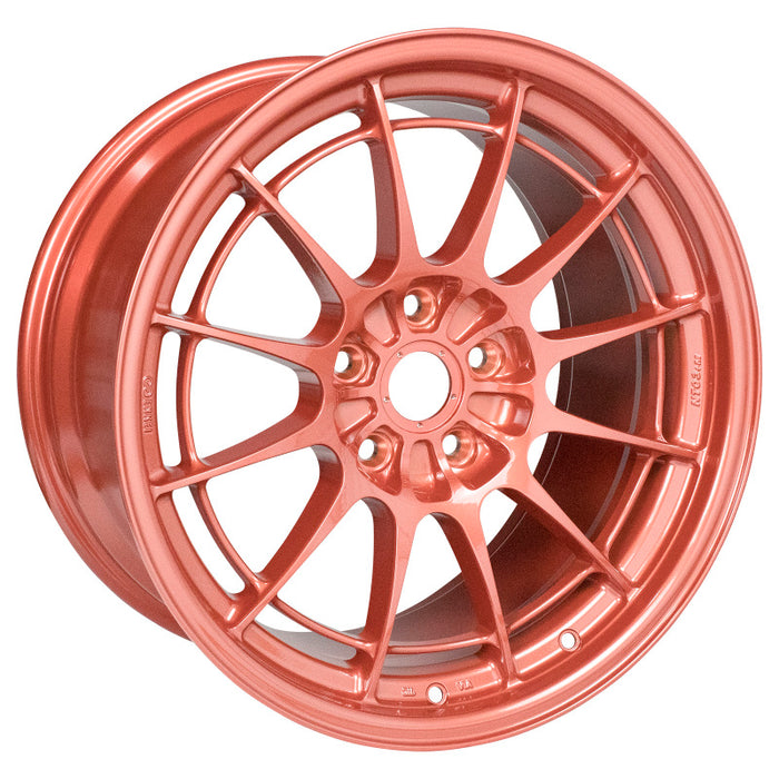 Enkei NT03+M 18x9.5 5x114.3 40mm Offset Orange