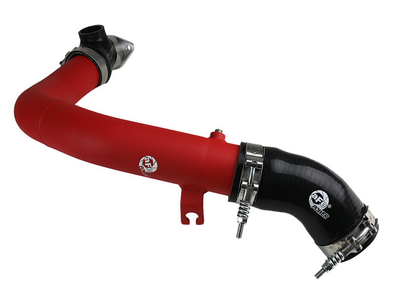 aFe BladeRunner Red 2.5" Aluminium Hot Side Charge Pipe 2015-2021 WRX