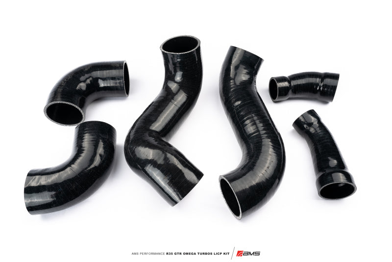 AMS Performance  Nissan R35 GTR Omega Turbo Kit 3in Lower Intercooler Pipes