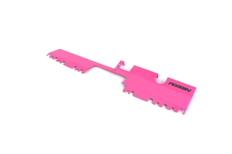 Perrin Radiator Shroud (With OEM Intake Scoop) - Hyper Pink 2015-2021 WRX / 2015-2021 STI