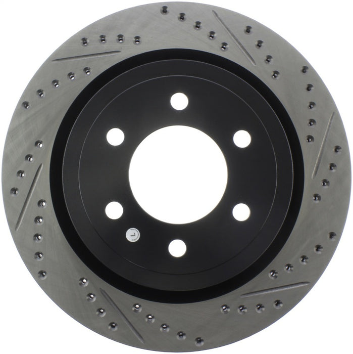 StopTech Slotted & Drilled Sport Brake Rotor - Rear Left