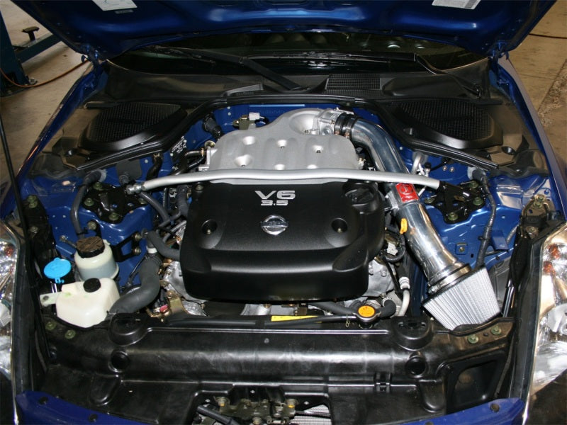 Takeda Stage-2 Polished Cold Air Intake System w/Pro DRY S Filter Media 2003-2006 Nissan 350Z / 2003-2006 Infiniti G35 VQ35DE
